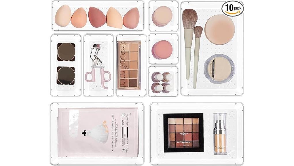 vtopmart makeup organizer set