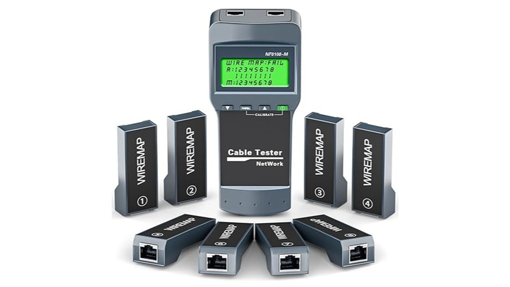 vxscan 8 unit rj45 tester
