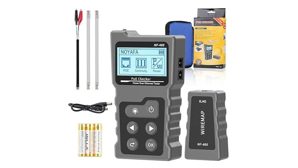 vxscan nf 488 poe tester