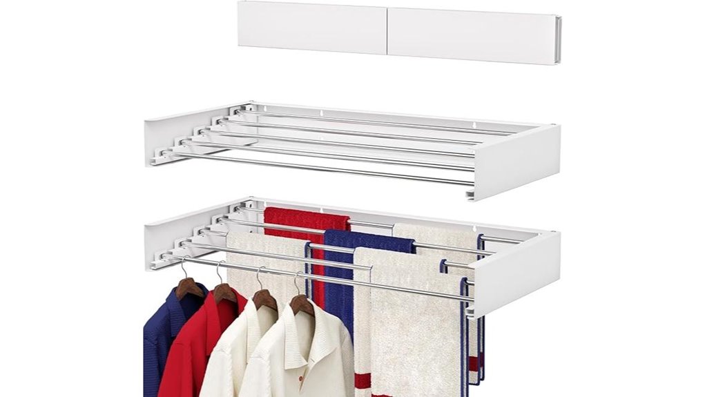 wall mounted foldable 31 5 inch rack