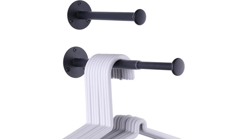 wall mounted retractable hanger hook