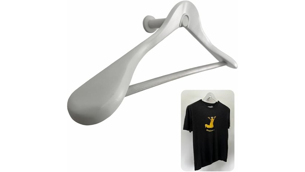 wall mounted white jersey hanger