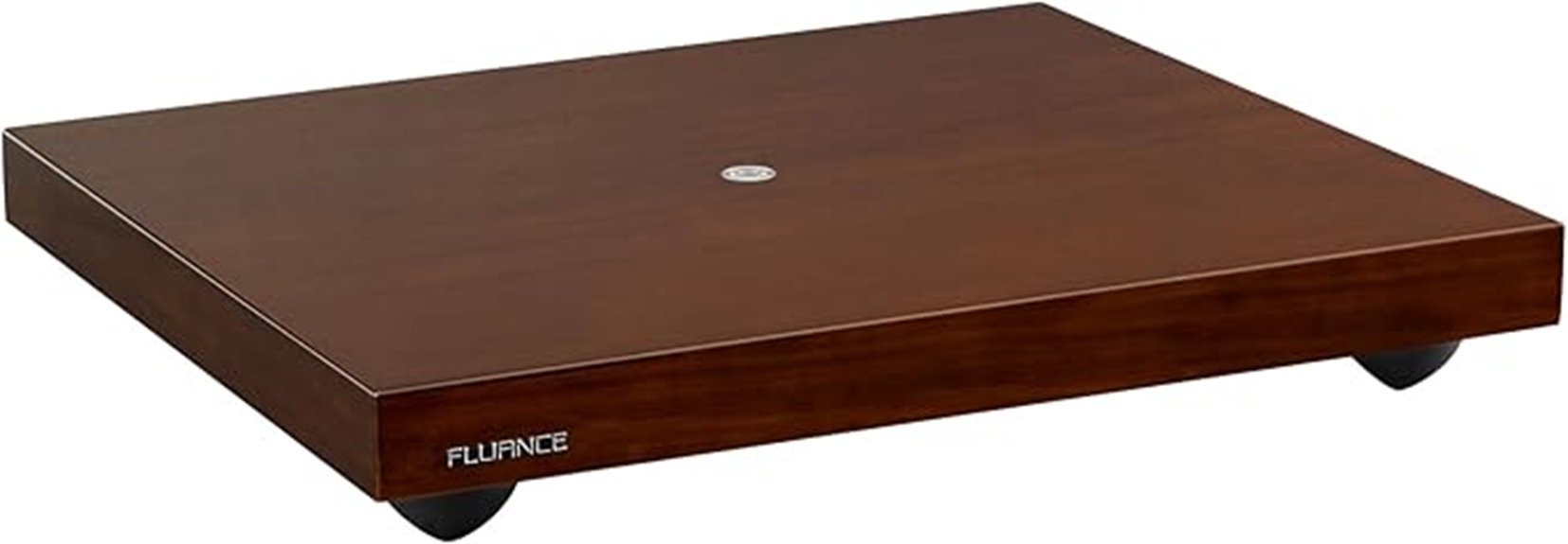 walnut turntable isolation base