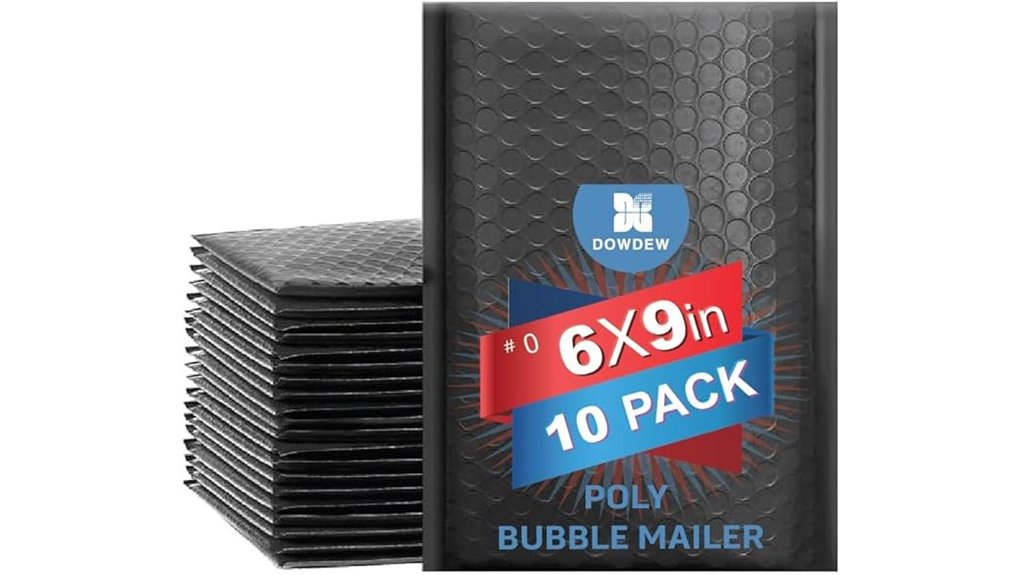 water resistant bubble mailers pack