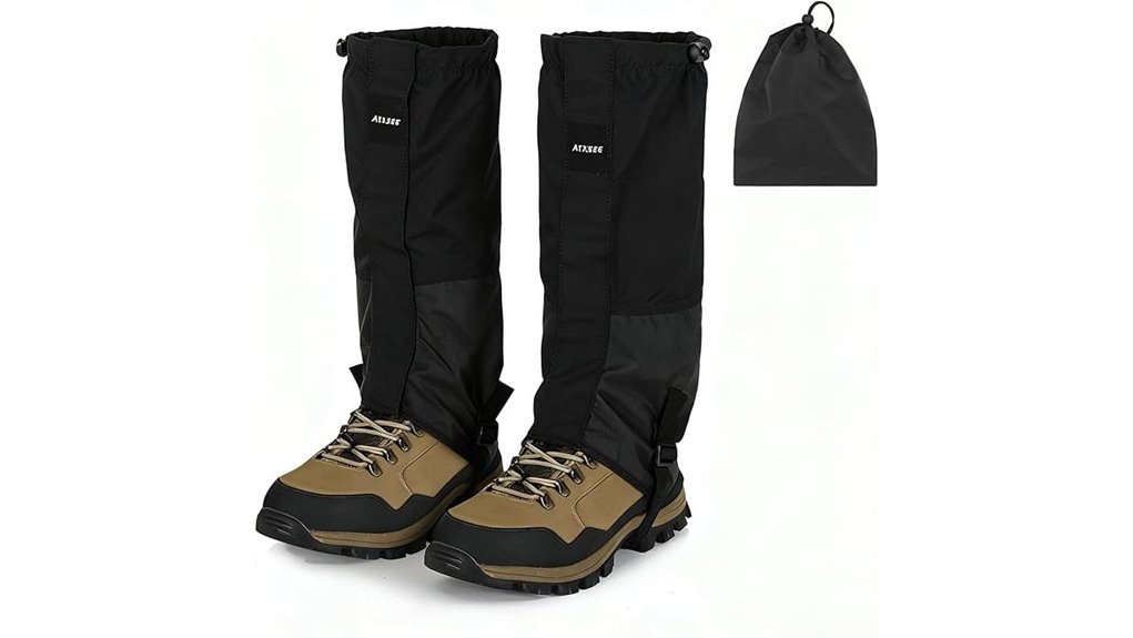waterproof adjustable hiking gaiters