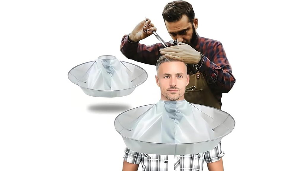 waterproof haircut cape with catcher