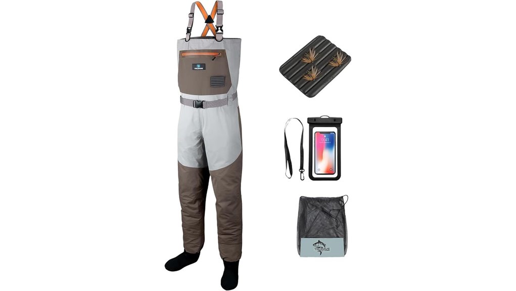 waterproof insulated chest fishing waders