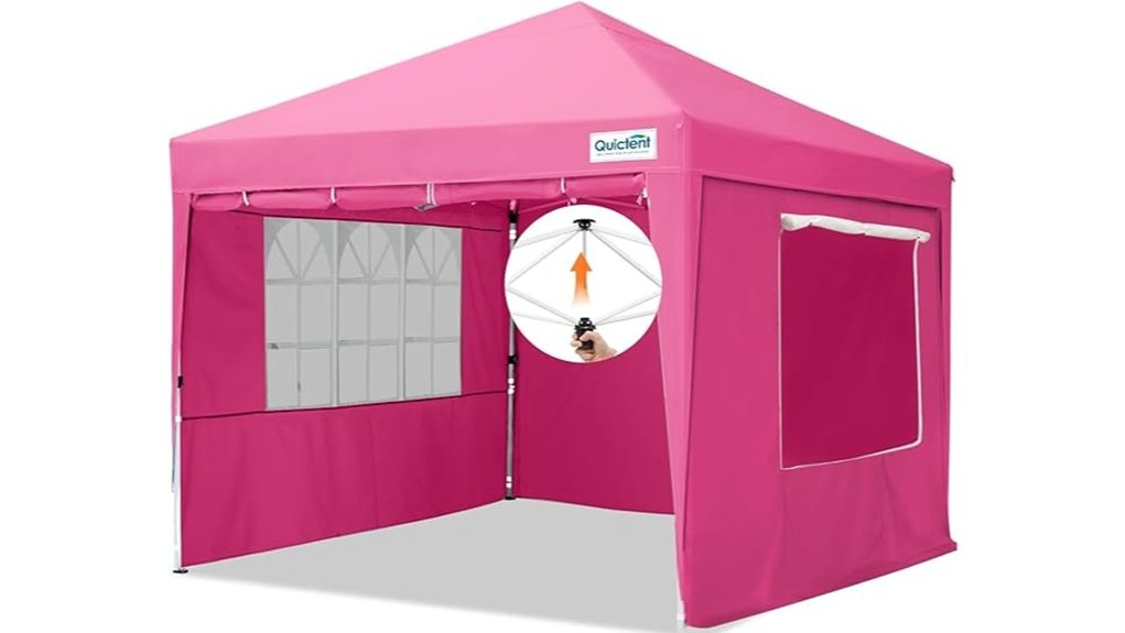 waterproof one person 10 x10 pop up