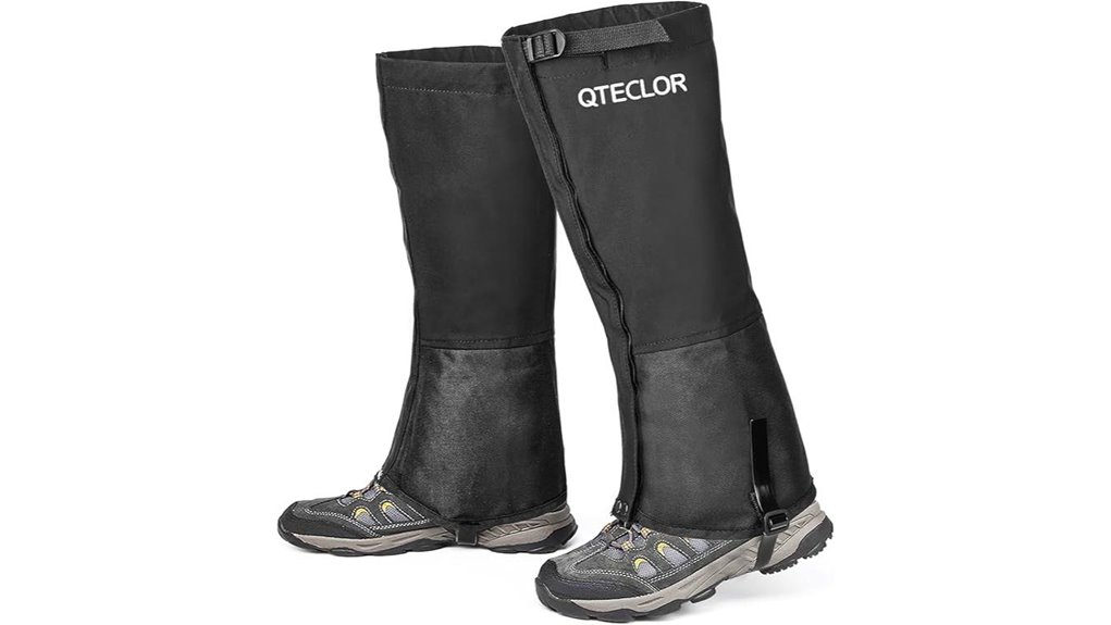 waterproof qteclor snow gaiters