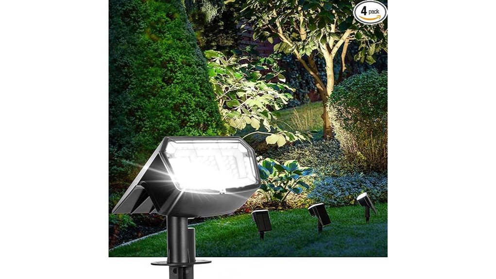 waterproof solar led spotlights