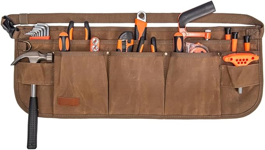 waxed canvas 13 pocket belt