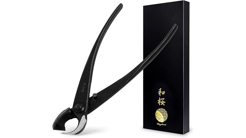 wazakura hand forged bonsai cutter