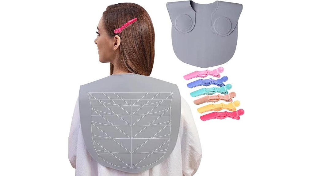weighted silicone haircut collar