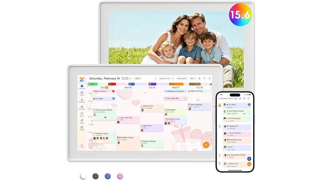 westsee 15 6 inch touchscreen calendar