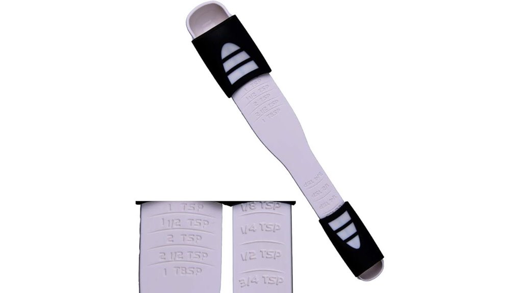 white adjustable 8 compartment spoon