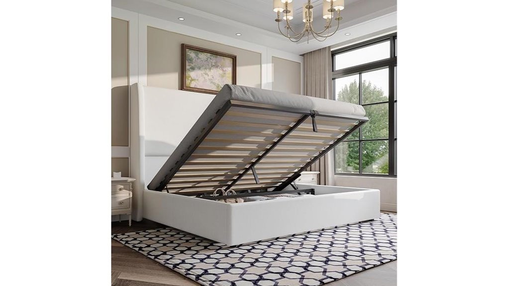 white amerlife queen bed