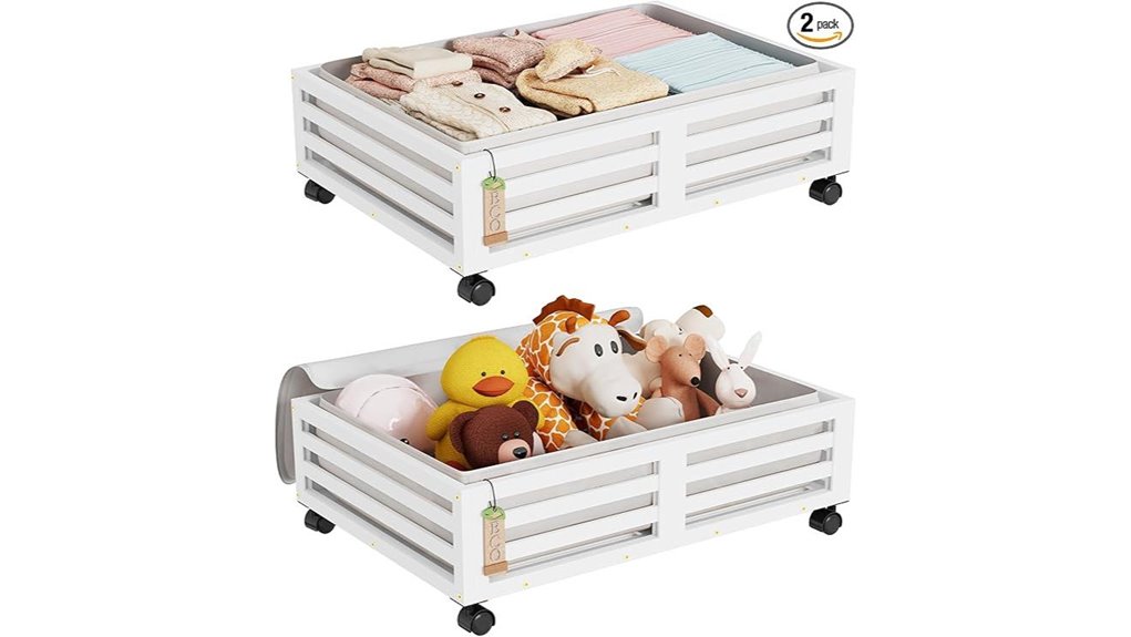 white bamboo underbed pack