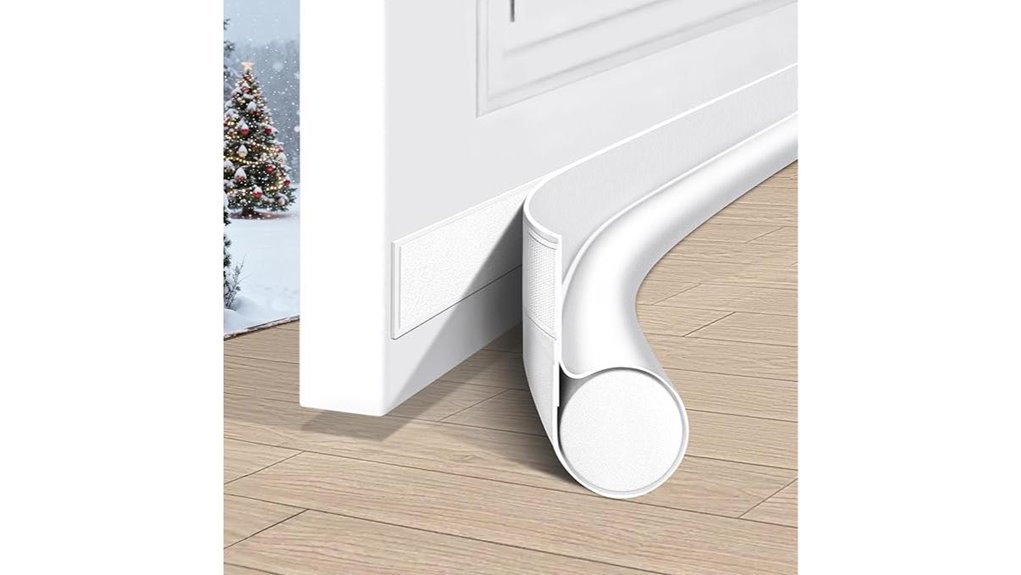 white door draft seal