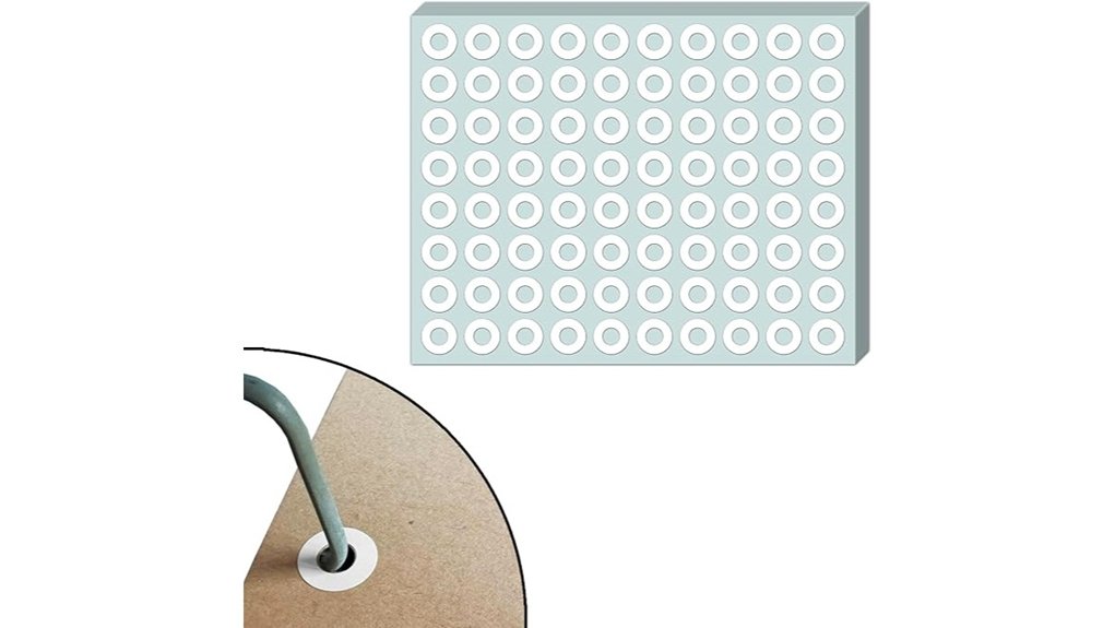white hole punch stickers