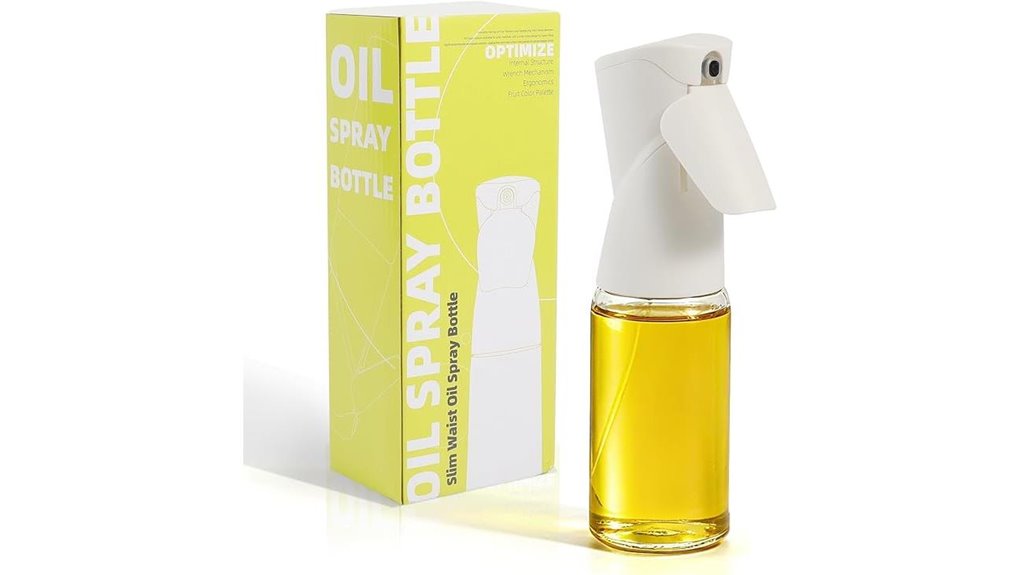 white olive oil sprayer