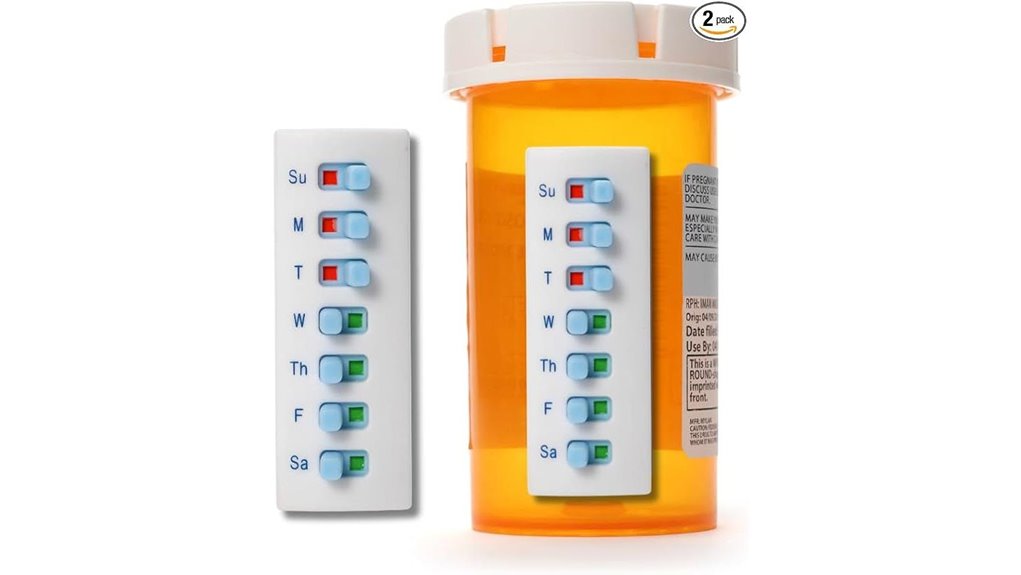 white reusable 12 refill tracker