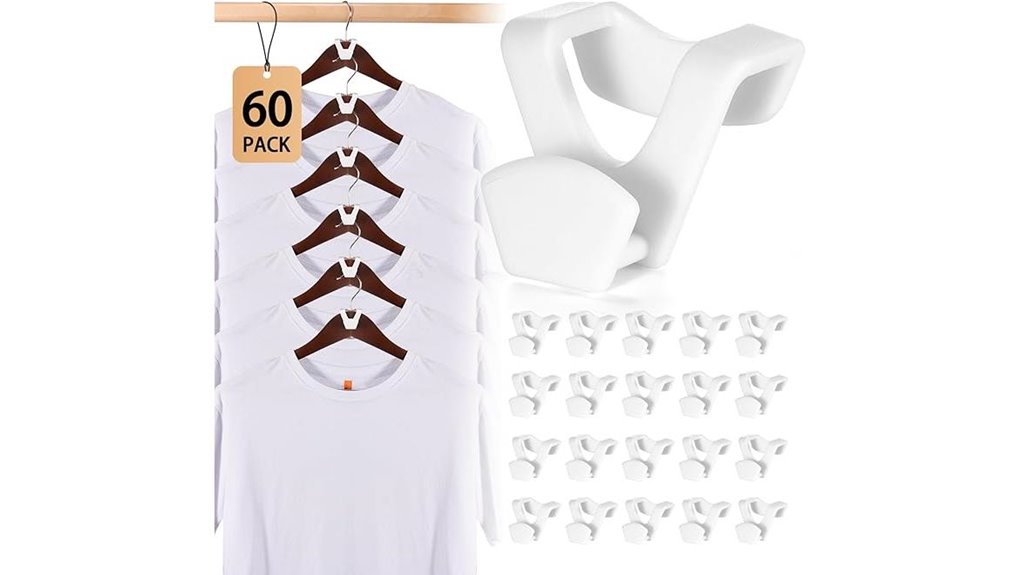 white space saving 60 pack hooks