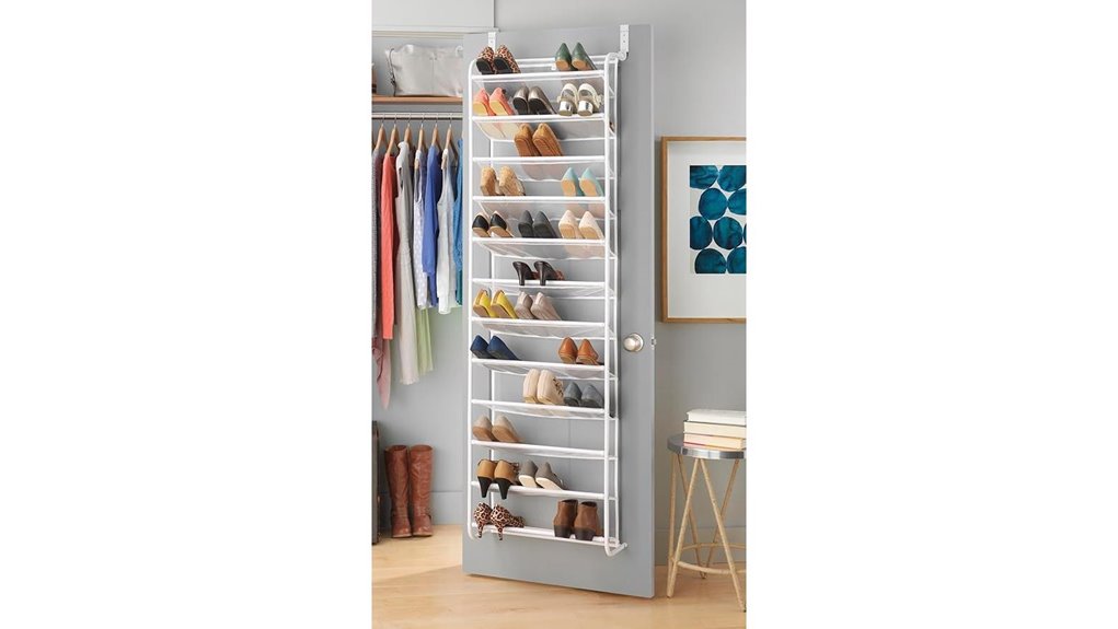 whitmor 36 pair over door organizer