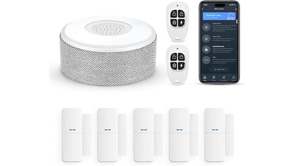 wifi alexa 8 piece door alarm