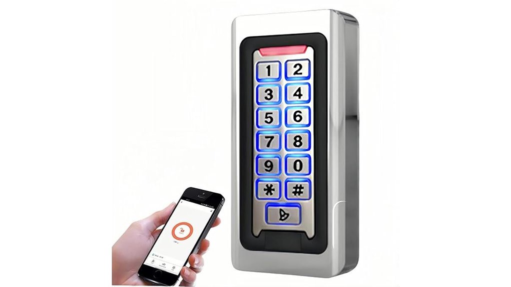 wifi ip68 garage keypad