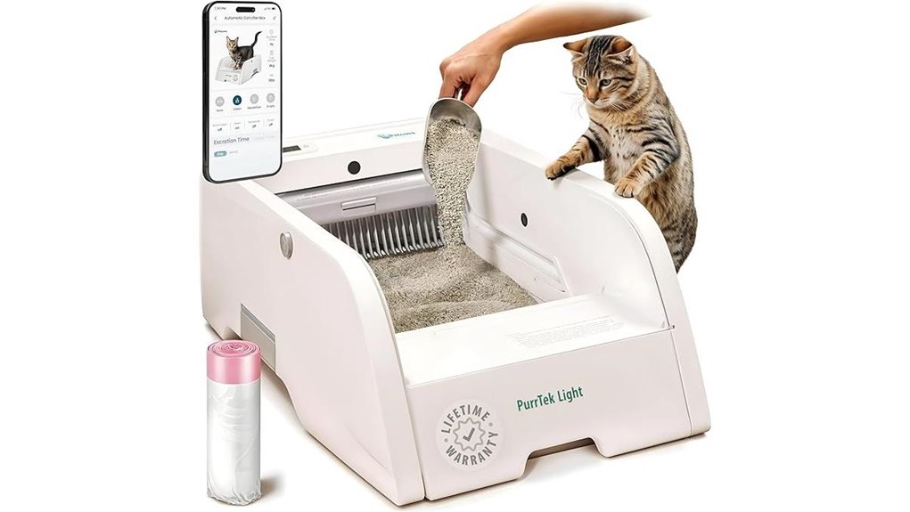 wifi self cleaning cat litter
