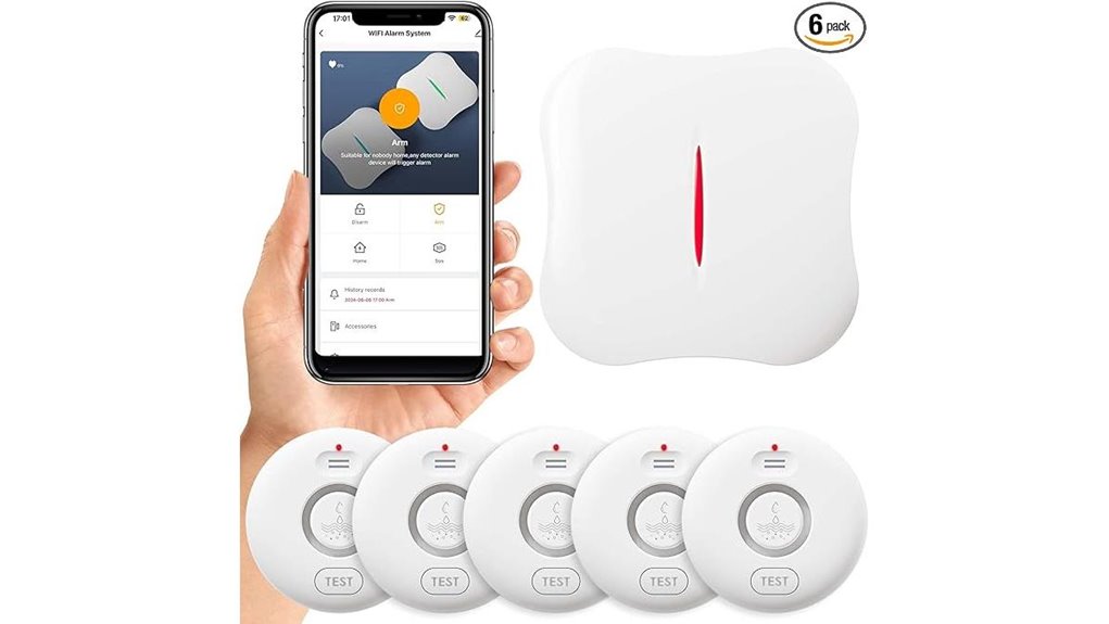 wifi water leak detectors pack