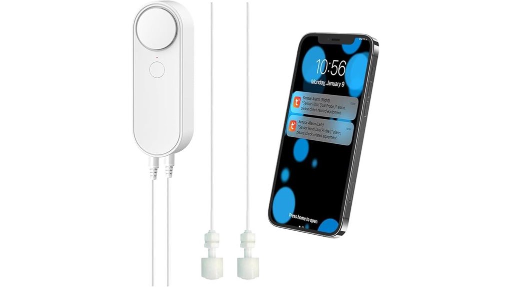wifi water level detector with dual probes