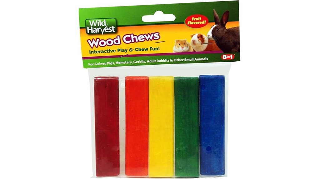 wild harvest colored wood chews