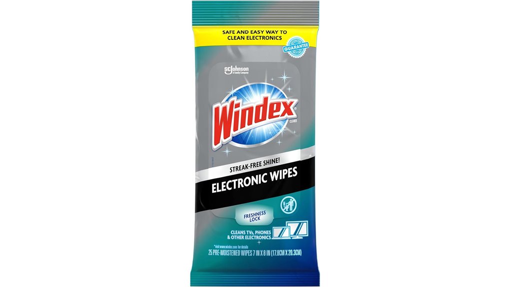 windex electronic screen cleaning wipes
