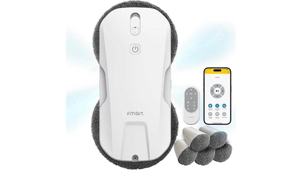 window cleaning robot with navigation