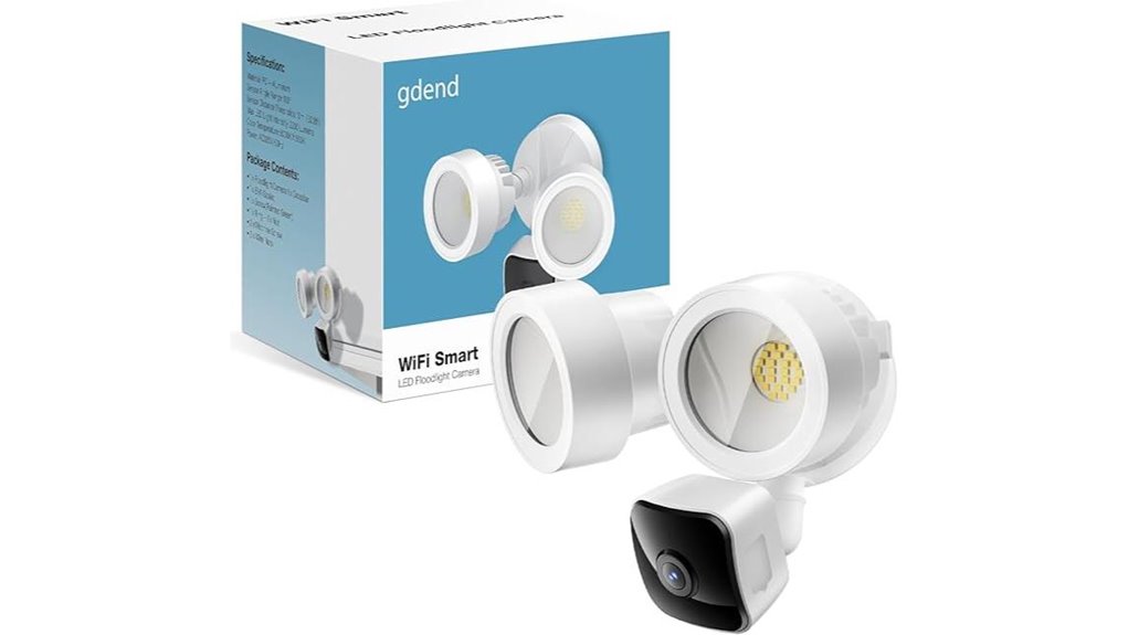 wired floodlight camera 3k uhd