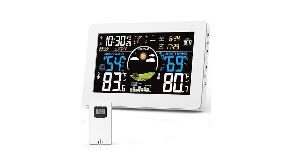 wireless 7 5 inch weather display