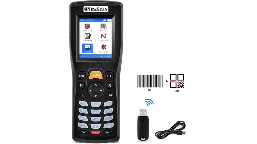 wireless barcode scanner with tft screen