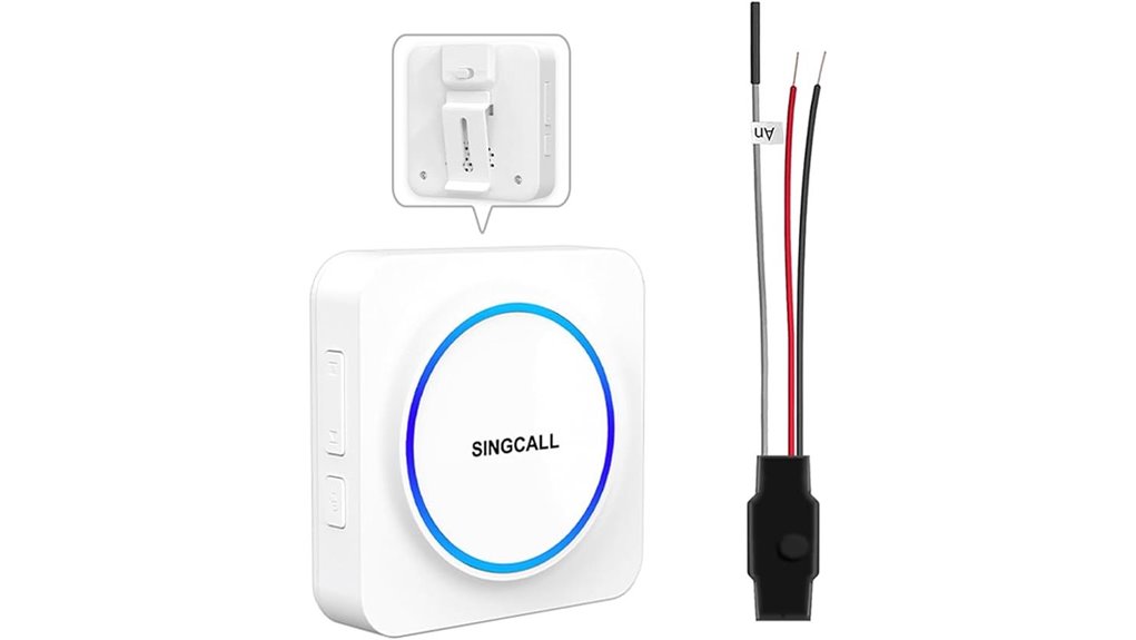 wireless doorbell extender package includes receiver