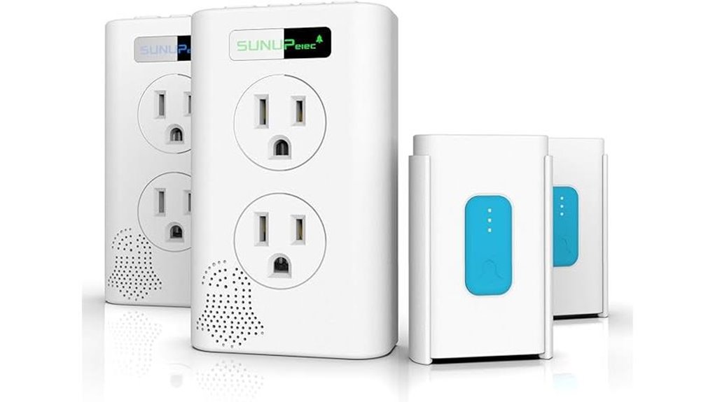 wireless doorbell kit with extender