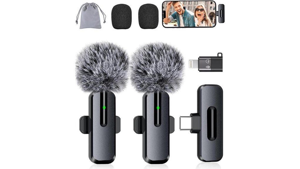 wireless mini lavalier mic