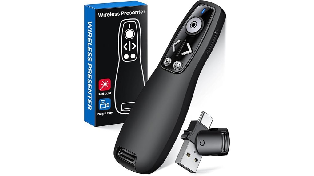 wireless powerpoint clicker volumecontrol