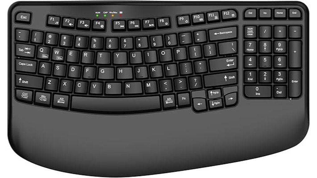 wireless wristrest wave keys