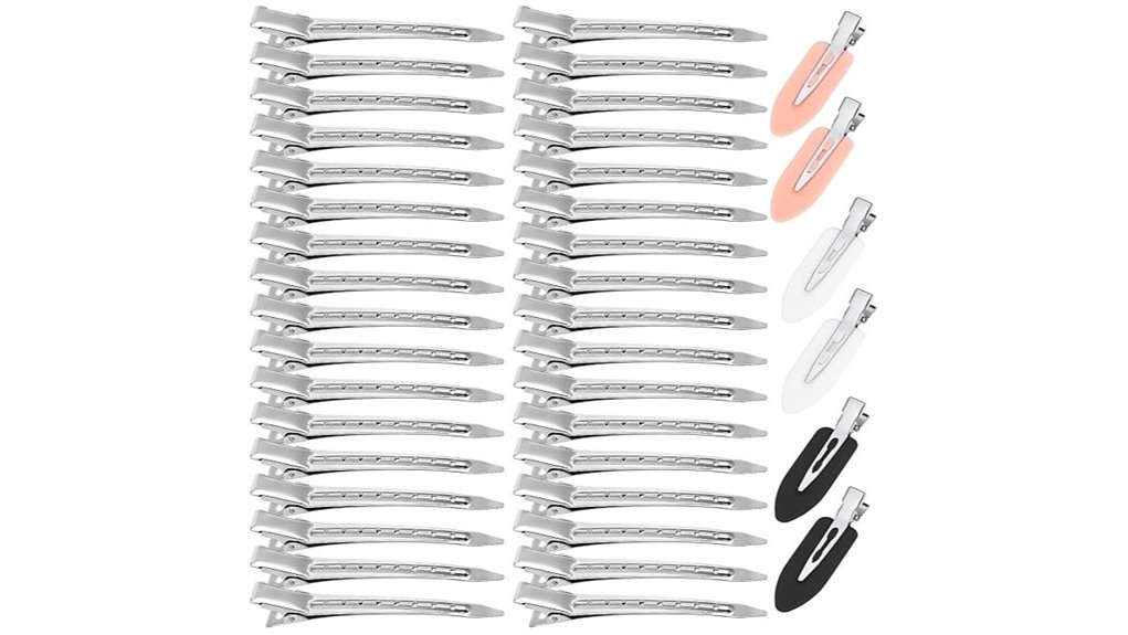 women alligator metal clips
