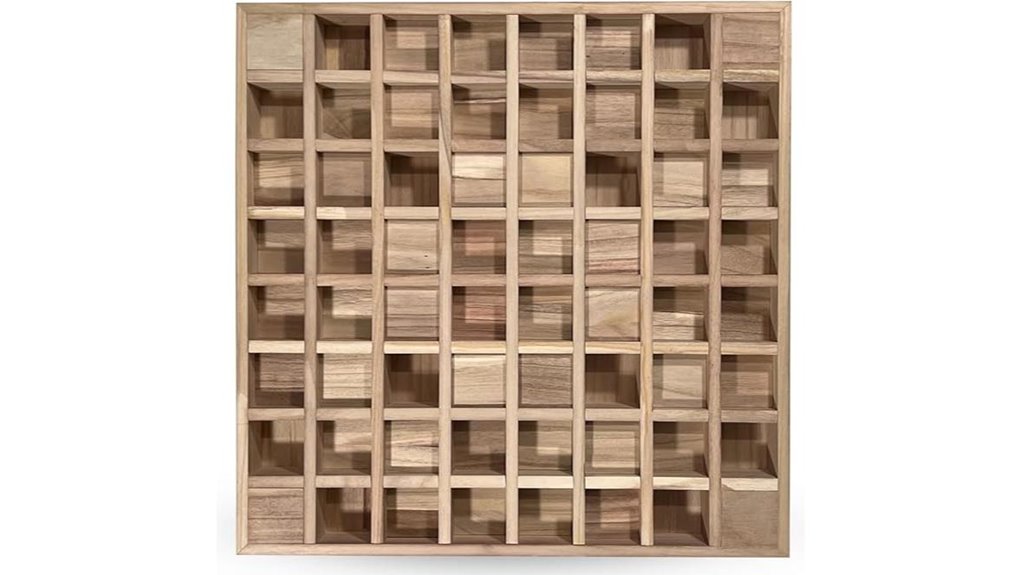 wood acoustic diffusion panel