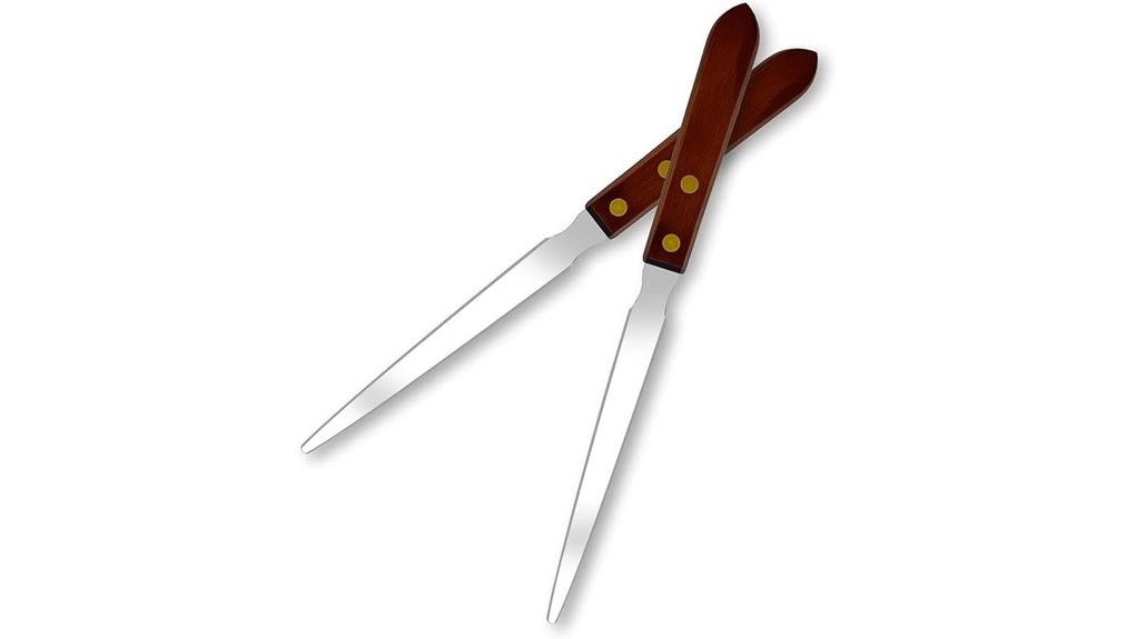 wooden handle letter opener set