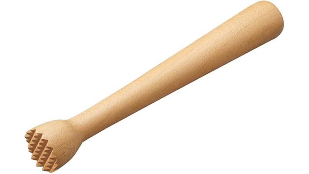 wooden muddler 10 inch professional