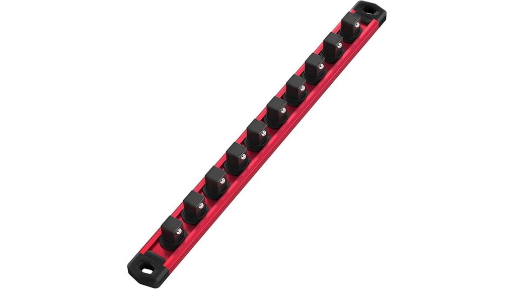 workpro magnetic socket organizer rail