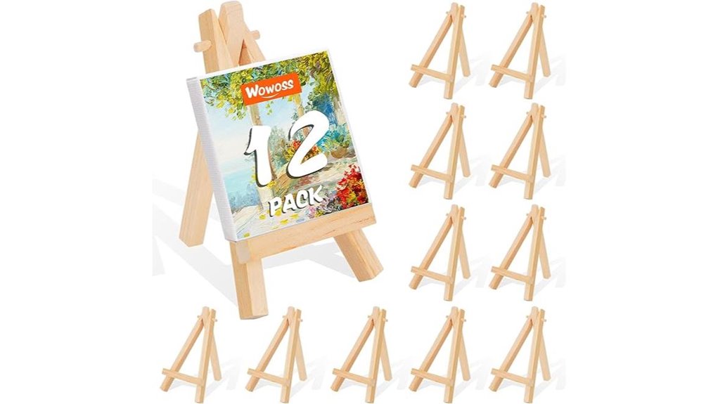 wowoss 12 pack 5 inch easels