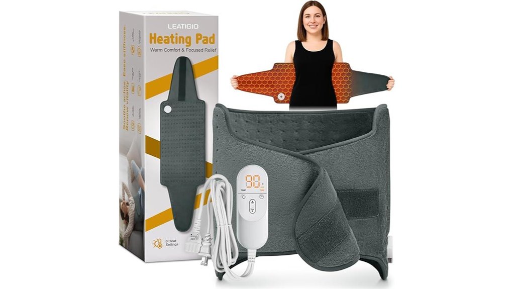wrap around electric heating pad